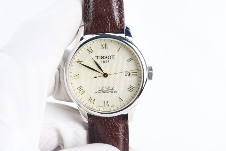 ĐH Nam : Tissot Le Locle Powermatic 80 Dây Da – Size 39.3mm – Fullbox