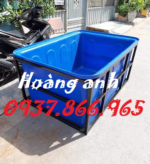 Bồn nhựa dung tích lớn hình tròn và hình chữ nhật, bồn nhựa hình chữ nhật