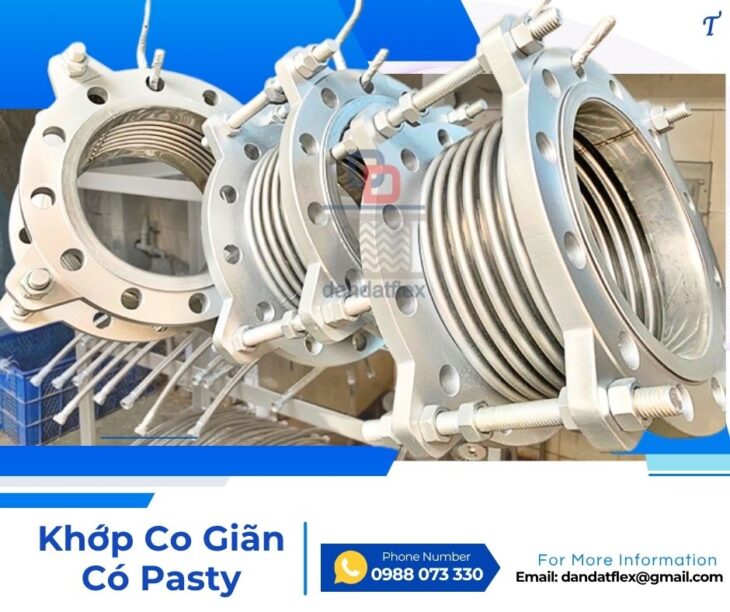 Ống bù trừ giãn nở/ Ống bù giãn nở nhiệt inox/ Ống giãn nở inox/ Khớp nối giãn nở mặt bích