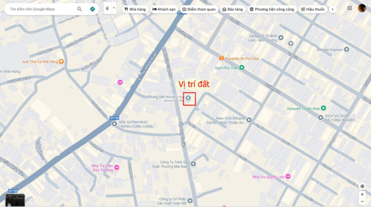 Bán lô góc 1535m2 (17tr/m2), mặt tiền Thuận Giao 9 p. Thuận Giao