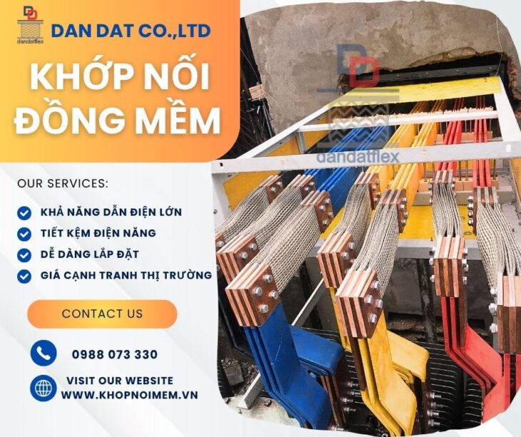 Dây đồng bện/ Dây tiếp địa thang máng cáp/ Thanh cái mềm máy biến áp/ Khớp nối đồng bện mềm