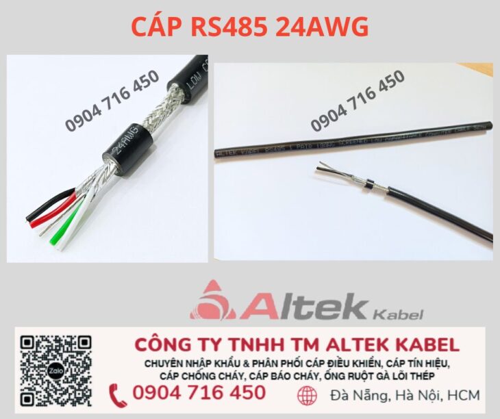 Cáp solar RS485 24awg tại Đà Nẵng, Hà Nội, Sài Gòn