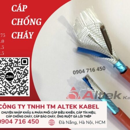 Cáp báo cháy chống cháy 2×0.75 Altek Kabel Đà Nẵng, Hà Nội, Sài Gòn