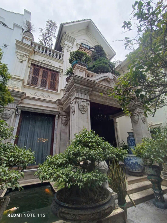 Biệt Thự Mặt Sông Vip 214m x tầng + hầm Reverside Long Biên