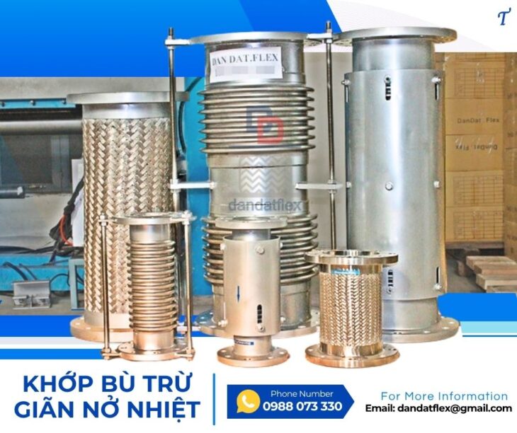 Khớp giãn nở inox/ Khớp nối bù trừ giãn nở/ Bù giãn nở nhiệt inox/ Khớp giãn nở nhiệt hệ hơi