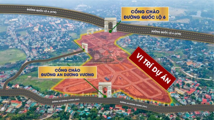 Mở bán đợt 1 đất nền TP Hòa Bình. Giá từ 19tr/m2 có hỗ trợ ngân hàng.