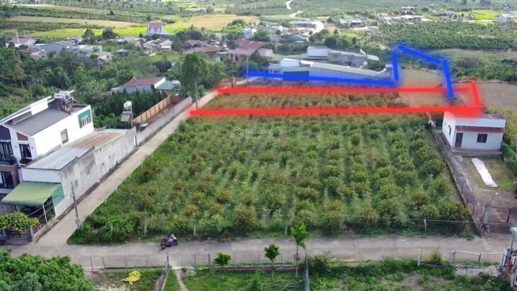 Bán đất MT hẻm 6m sau lưng UBNDX Ninh Gia – Đức Trọng – Lâm Đồng. 1840m2, giá bán 3,8 tỷ