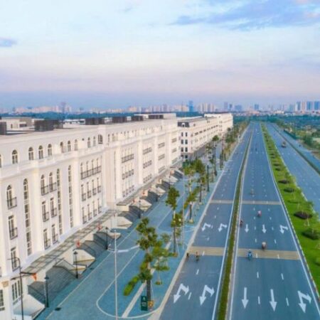 Siêu vip – Liền kề mặt đường đại lộ Tây Thăng Long, đường rộng 60m kinh doanh ở, văn phòng đẳng cấp