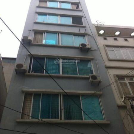 Cho thuê nhà mặt phố Trần Vỹ, 80m2, 7 tầng, thông sàn, giá thuê 55 triệu/tháng