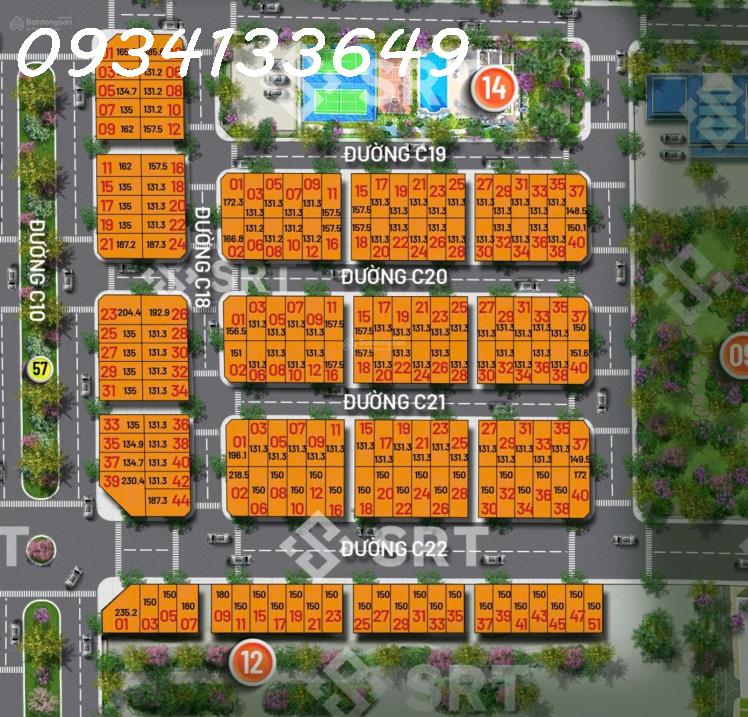 Bán biệt thự đẹp tại Blanca City, 25 tỷ, 135m2, nhiều tiện ích