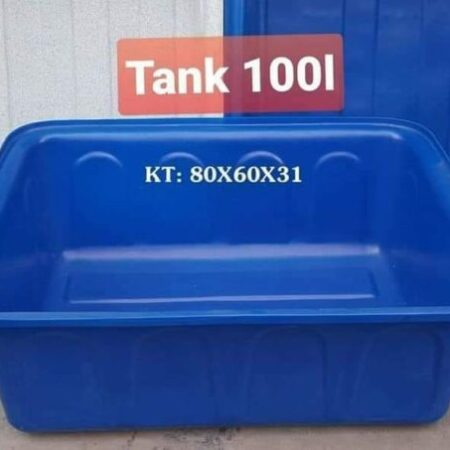 thùng nhựa dung tích 100 lít có thể dùng chứa hàng hóa , đựng hóa chất, và nuôi cá, nuôi tôm, chứa