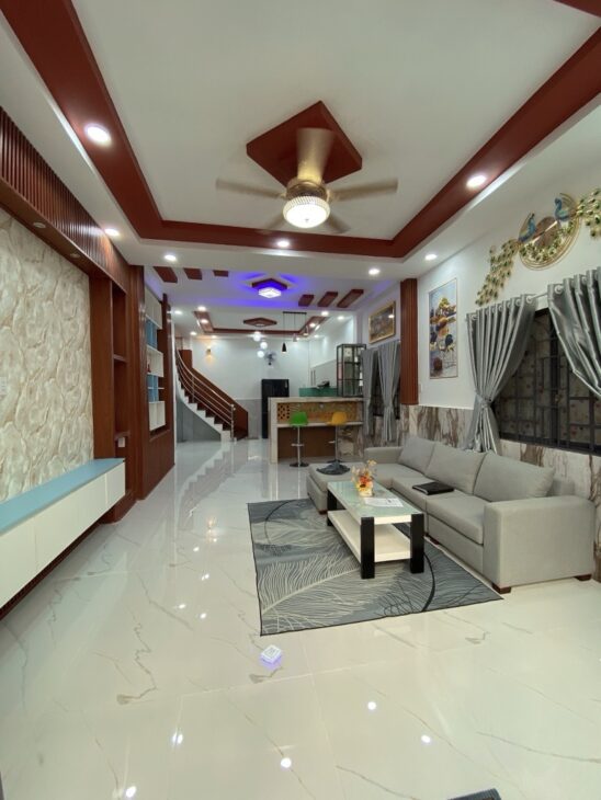 TRẦN XUÂN SOẠN, THÔNG QUA HIMLAM, 65M2, NGANG 5M, 4 PHÒNG NGỦ. XÂY DỰNG KIÊN CỐ, 5,5 T..Ỷ