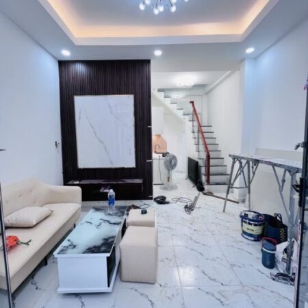🍀 Nhà Bán 3PN ( có phòng dưới đất cho người lớn tuổi ) Hẻm Xe Hơi Âu Dương Lân , DTSD 56m2 , SHR ,