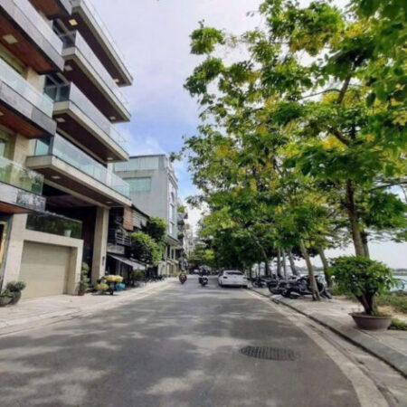 BÁN NHÀ LÔ GÓC MẶT PHỐ TRÍCH SÀI – VIEW HỒ TÂY – 64M² – MT 6M – THANG MÁY – GIÁ 63 TỶ