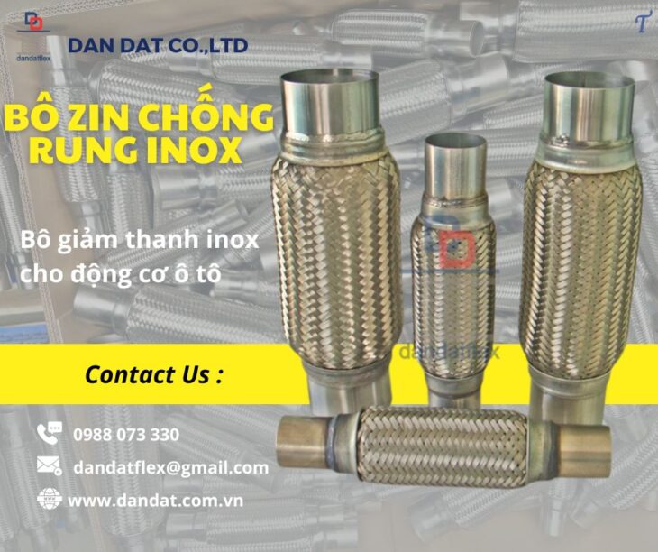 Bô chống rung/Ống mềm chống rung động cơ/ Ống bô xả máy phát điện/ Khớp nối ống xả mềm