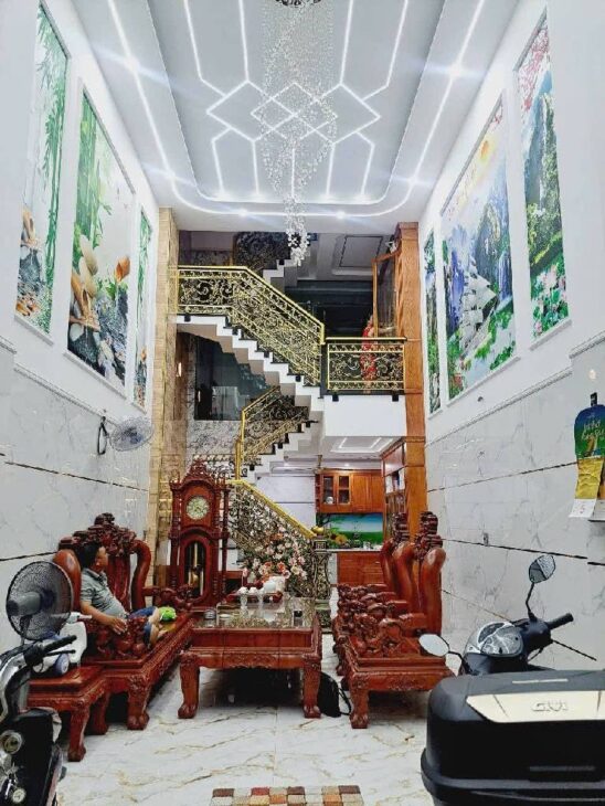 NHÀ CHÍNH CHỦ KHU VIP BÌNH TÂN – ĐẤT MỚI – 4 TẦNG – 4x16M NỞ HẬU – FULL NỘI THẤT – HẺM XE HƠI