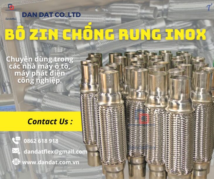 Bô chống rung/Ống mềm chống rung động cơ/ Ống bô xả máy phát điện/ Khớp nối ống xả mềm