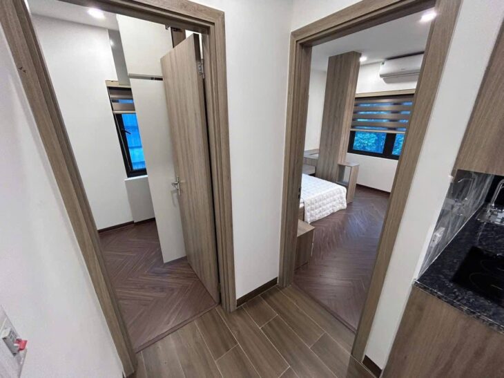 Tòa Apartment (Căn Hộ Dịch Vụ)-Lô Góc Hoàng Quốc Việt 73/110mx9Tầng,MT 6.6m 48.8 Tỷ