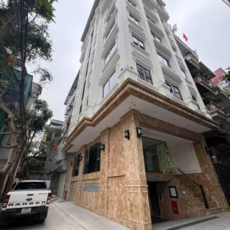 Tòa Apartment (Căn Hộ Dịch Vụ)-Lô Góc Hoàng Quốc Việt 73/110mx9Tầng,MT 6.6m 48.8 Tỷ