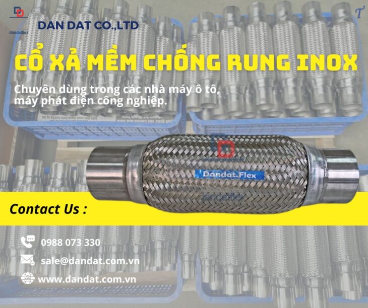 Bô chống rung/Ống mềm chống rung động cơ/ Ống bô xả máy phát điện/ Khớp nối ống xả mềm