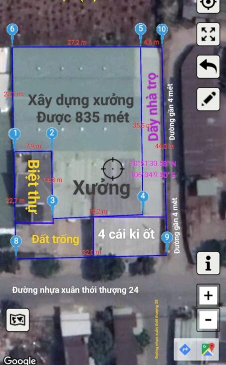 Bán nhà mặt tiền 32x44m giá 50 tỷ Đường Xuân Thới Thượng 24