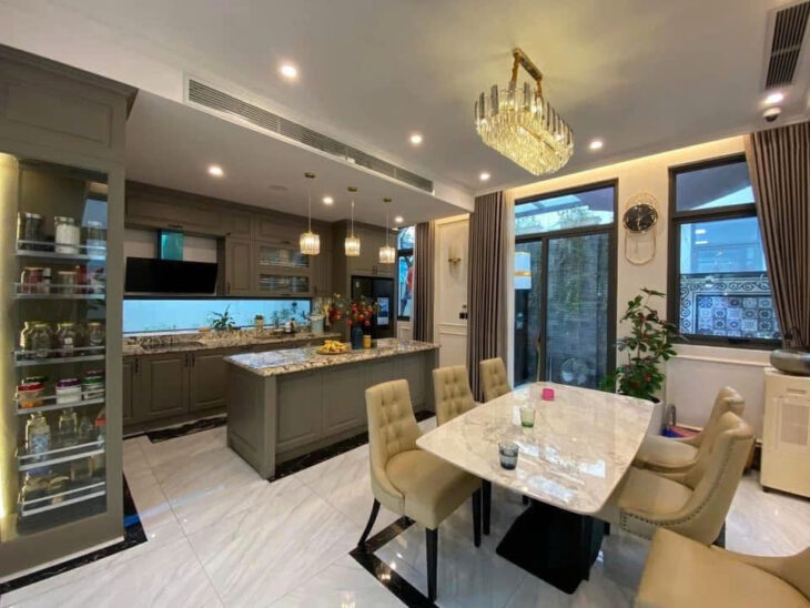 BÁN BIỆT THỰ AN VƯỢNG VILLA, KĐT DƯƠNG NỘI A – 225M – MT 9M – FULL NỘI THẤT – GIÁ 56 TỶ