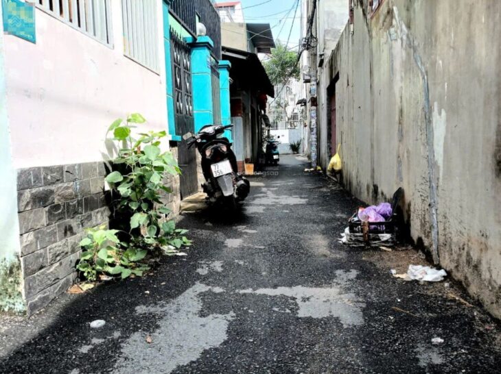 BÁN NHÀ Cây trâm NGAY CÔNG VIÊN LÀNG HOA, P8, GÒ VẤP. Nhà kiên cố ở ngay, 45m2 trệt 3 lầu, 4,39 tỷ