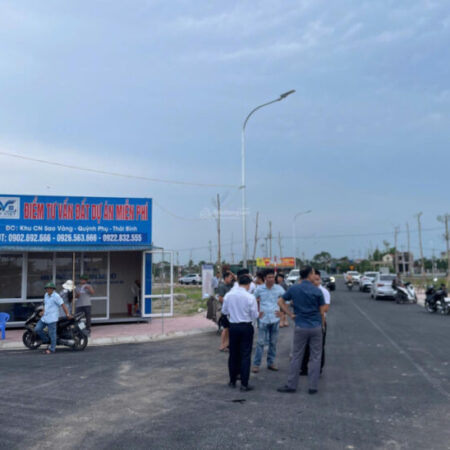Chính chủ gửi bán mặt ngoài trục chính dự án Quỳnh Mỹ – vỉa hè rộng, kinh doanh buôn bán tốt