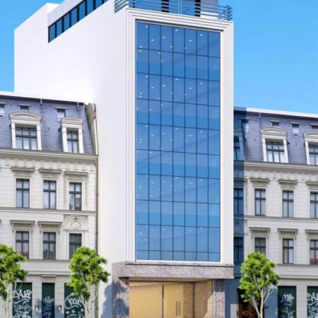 BÁN TÒA NHÀ VP HOÀNG CẦU, ĐỐNG ĐA – 112M x 9T THANG MÁY – Ô TÔ TRÁNH – KINH DOANH