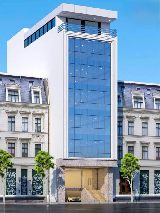 BÁN TÒA NHÀ VP HOÀNG CẦU, ĐỐNG ĐA – 112M x 9T THANG MÁY – Ô TÔ TRÁNH – KINH DOANH