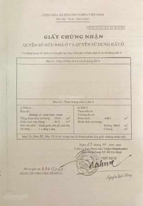 12.8 tỷ – bán nhà cũ rộng Lê Quang Định, P24, Bình Thạnh 140m², thuận tiện xây toà nhà CHDV