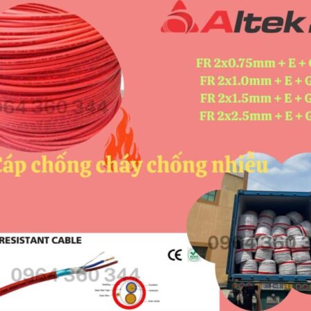 Dây báo cháy, chống cháy chống nhiễu 1Px1.5mm Altek Kabel
