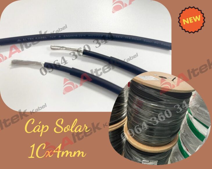 Cáp điện solar 4mm – Cáp điện mặt trời Altek Kabel