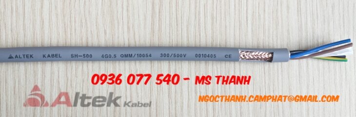DÂY CÁP CHỐNG NHIỄU CHO HỆ THỐNG CÔNG NGHIỆP ALTEK KABEL – SH-500 (RVVP) 4G 0.5 MM2