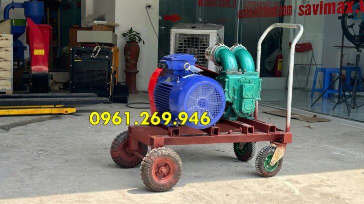 Máy bơm nước hút bùn chất thải lẫn rác 2 đầu họng 100mm chống tắc 15KW TB1015