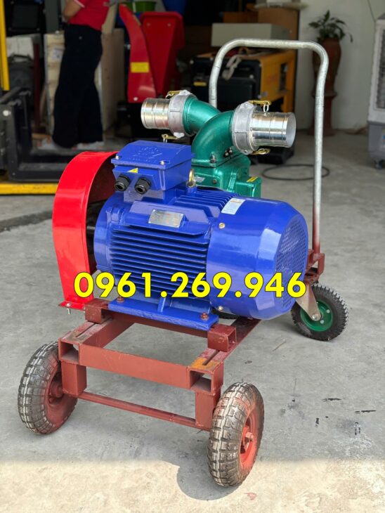 Máy bơm nước hút bùn chất thải lẫn rác 2 đầu họng 100mm chống tắc 15KW TB1015