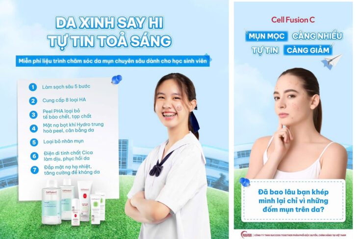 Miễn phí trải nghiệm liệu trình chăm sóc da mụn cho Học sinh – Sinh viên