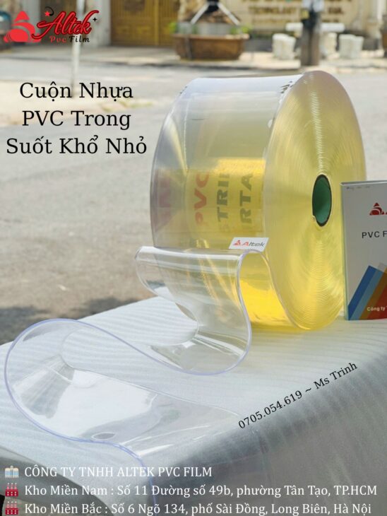 Kho phân phối cuộn nhựa pvc giá bán sỉ giá thương mại