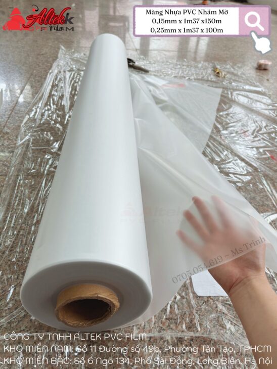 Tổng hợp màng nhựa pvc bên nhà Altek, cuộn nhựa pvc giá sỉ