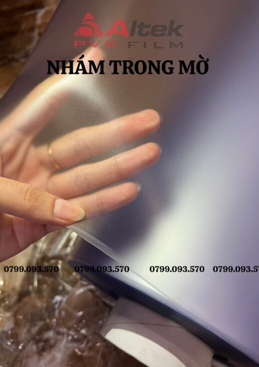 MÀNG NHỰA PVC TRONG MỜ -BỀ MẶT NHÁM MỊN – BÁO GIÁ SỈ