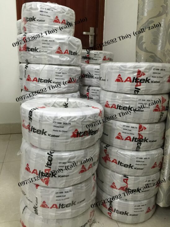 Cáp tín hiệu âm thanh báo động báo cháy lõi Altek kabel chia màu