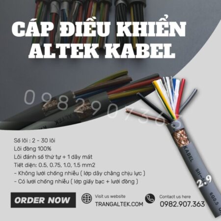 Cung Cấp Cáp Điều Khiển Chống Nhiễu & Không Chống Nhiễu – Altek Kabel Chính Hãng