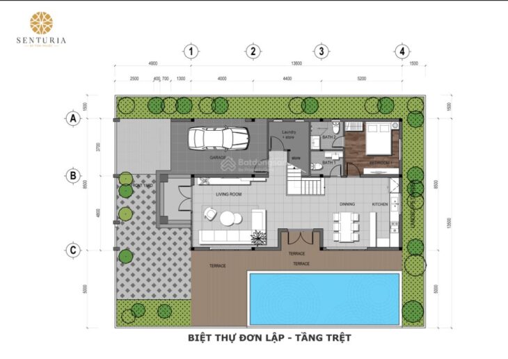 Bán Gấp Biệt Thự Đơn Lập Senturia Vườn Lài – 435m² Giá Chỉ 33 Tỷ