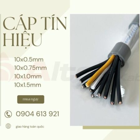 Cáp tín hiệu chống nhiễu 10×0.75mm Altek Kabel RVVP 10X0.75