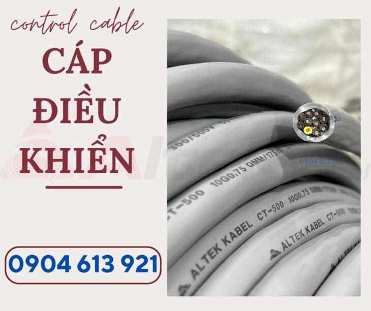 Cáp tín hiệu chống nhiễu 10×0.75mm Altek Kabel RVVP 10X0.75