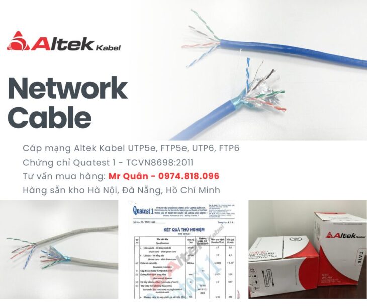 Cáp mạng Altek Kabel – TCVN8698:2011
