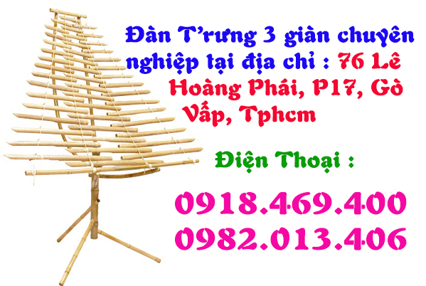 Chỗ bán đàn t’rưng mini, t’rưng 3 giàn, t’rưng 1 giàn, đàn đá mini tại Tp.Hcm ( Gò Vấp )