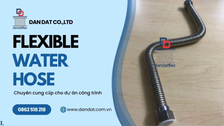 Dây cấp nước inox, dây dẫn nước nóng lạnh, dây mềm cấp nước phi 21, ống nối mềm inox 304