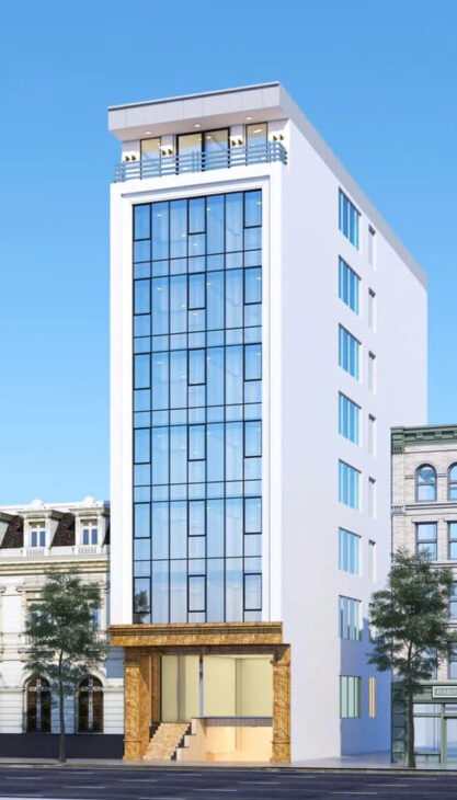 BÁN TÒA NHÀ MẶT PHỐ NGUYỄN NGỌC NẠI, THANH XUÂN – 103M² x 9T CÓ HẦM – DT 200TR/TH – GIÁ 59 TỶ