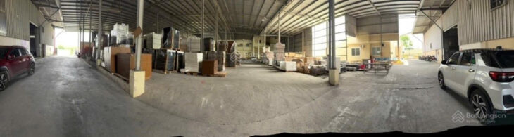 Bán tổ hợp toà nhà chuyên gia + kho xưởng 14.689m2 tại Bắc Tân Uyên, 2 mặt tiền, dòng tiền 6 tỷ/năm
